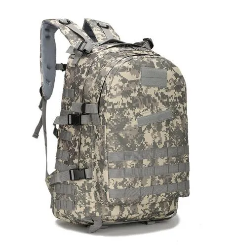 45L Large Capacity Molle Tactical Backpack Army Military Assault Bags Outdoor Hiking Trekking Hunting Camping Bag Camouflage