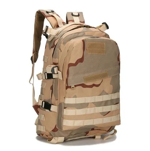 45L Large Capacity Molle Tactical Backpack Army Military Assault Bags Outdoor Hiking Trekking Hunting Camping Bag Camouflage
