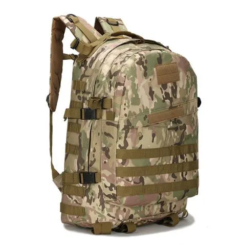 45L Large Capacity Molle Tactical Backpack Army Military Assault Bags Outdoor Hiking Trekking Hunting Camping Bag Camouflage
