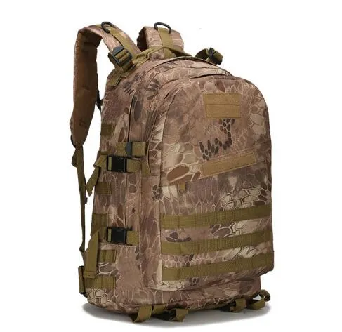 45L Large Capacity Molle Tactical Backpack Army Military Assault Bags Outdoor Hiking Trekking Hunting Camping Bag Camouflage