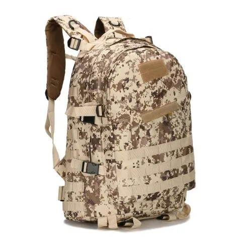 45L Large Capacity Molle Tactical Backpack Army Military Assault Bags Outdoor Hiking Trekking Hunting Camping Bag Camouflage