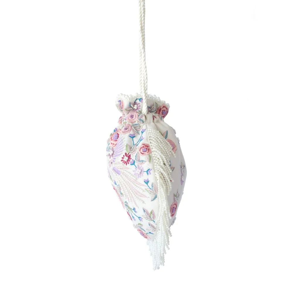 Adora By Ankita Multi-Color Pastel Phoenix Flapper Bag