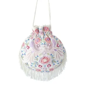 Adora By Ankita Multi-Color Pastel Phoenix Flapper Bag