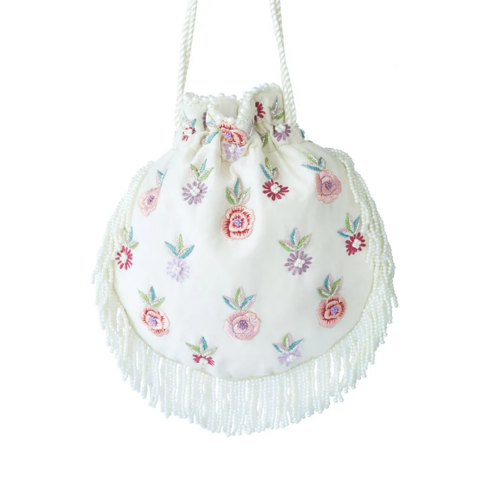 Adora By Ankita Multi-Color Pastel Phoenix Flapper Bag