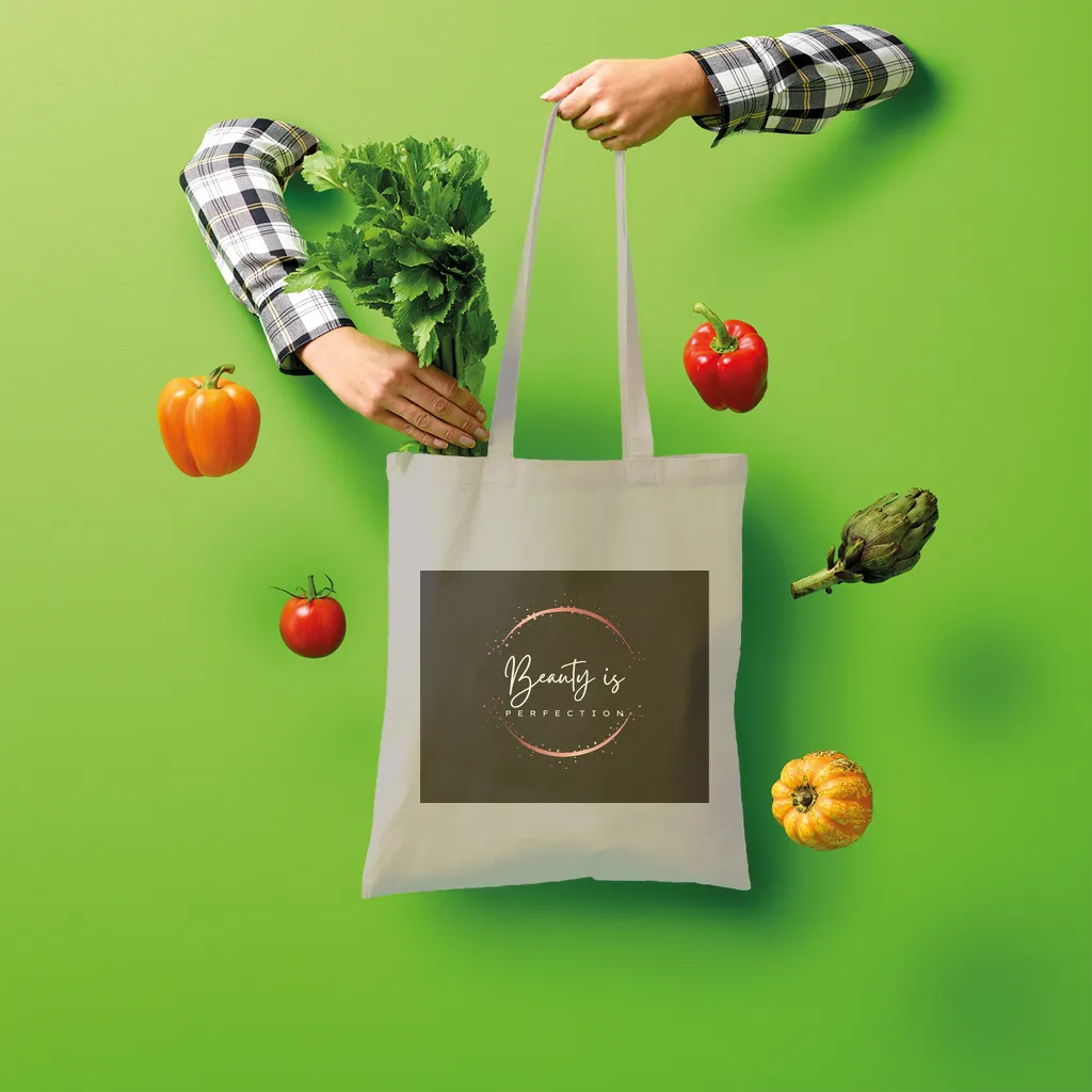 Beauty is Perfection Shopper Tote Bag