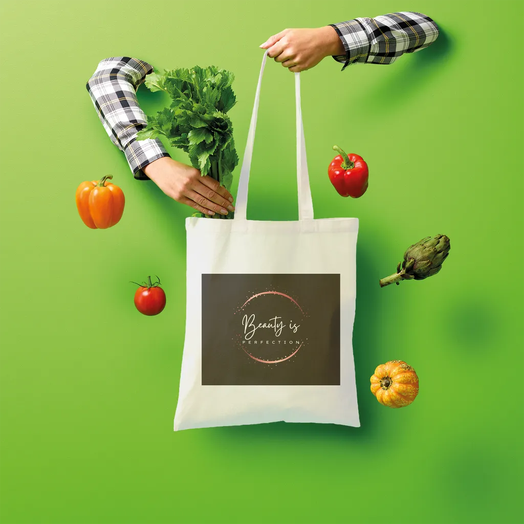 Beauty is Perfection Shopper Tote Bag