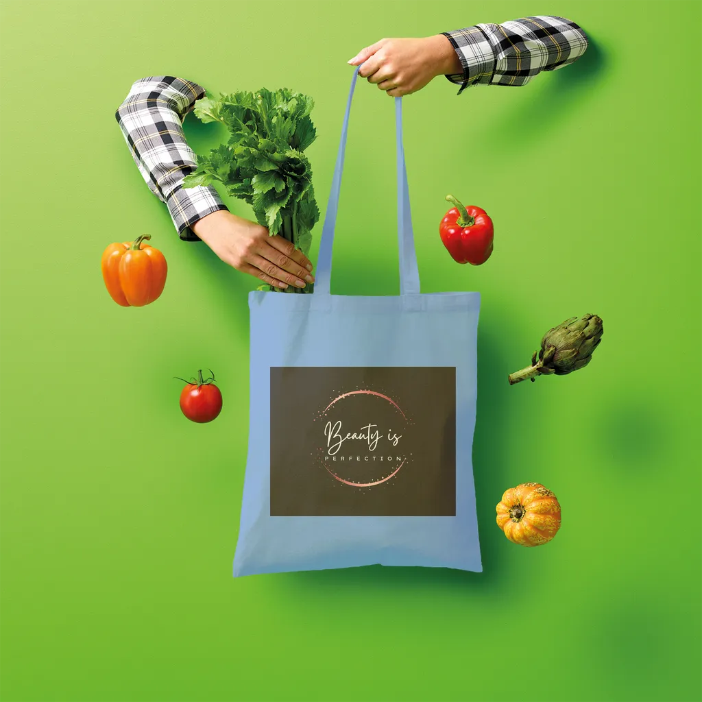 Beauty is Perfection Shopper Tote Bag