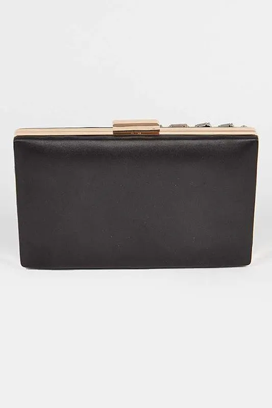 Bejeweled Crystal Iconic Box Clutch