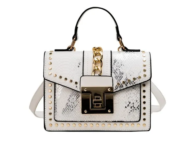 Caroline  Vegane Alligator Damen Schultertaschen