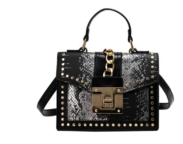 Caroline  Vegane Alligator Damen Schultertaschen