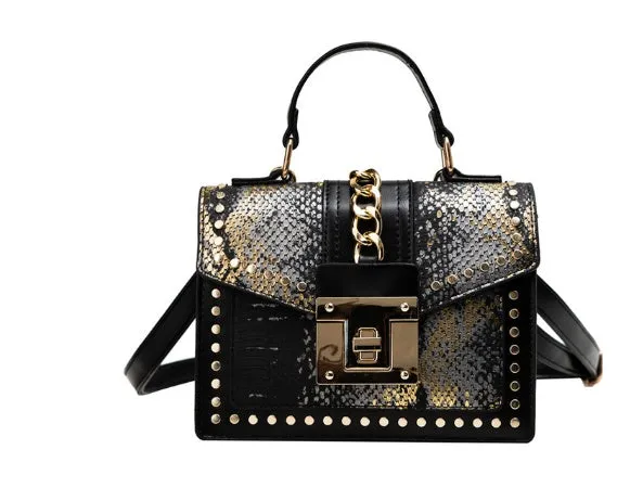 Caroline  Vegane Alligator Damen Schultertaschen