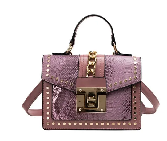 Caroline  Vegane Alligator Damen Schultertaschen