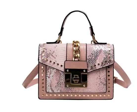 Caroline  Vegane Alligator Damen Schultertaschen