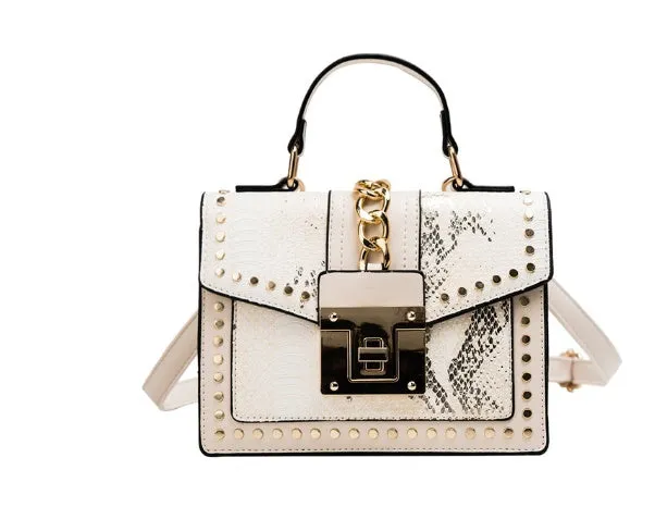 Caroline  Vegane Alligator Damen Schultertaschen