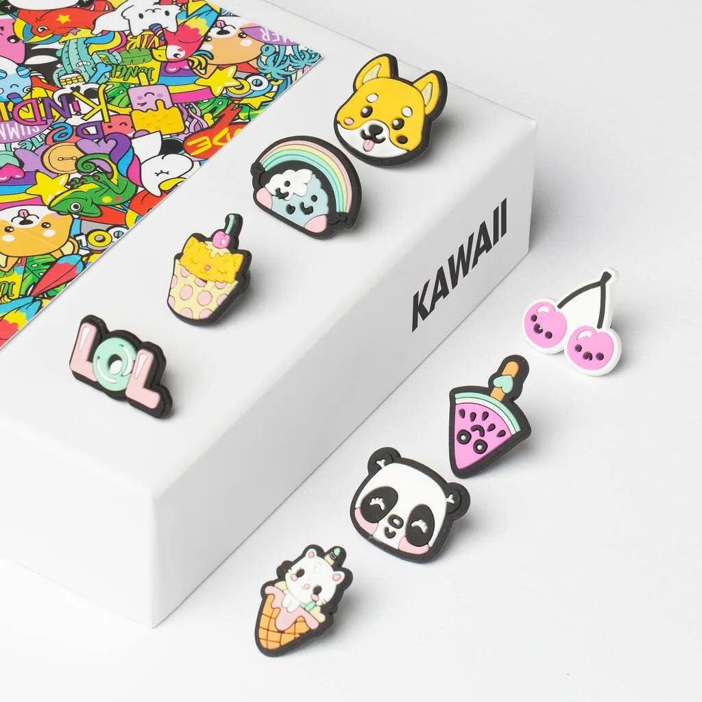 Children’s White Sunglasses & Charm Kit - Kawaii