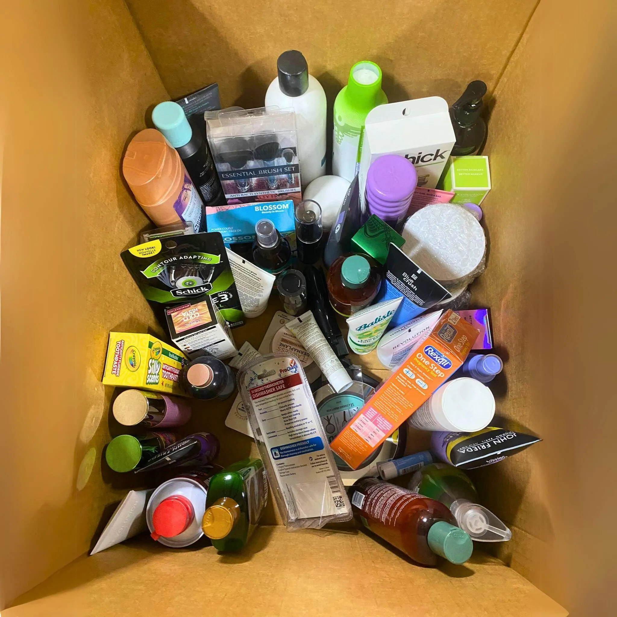 Health And Beauty with John Frieda, Suave, Rexall, Revolution, Schick, Nivea (100 Pcs Lot)