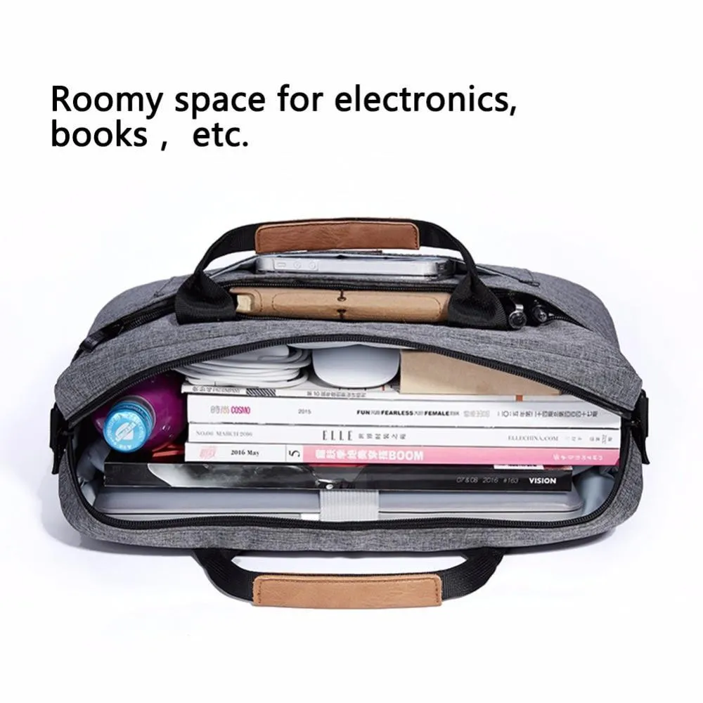 Laptop Bag 13.3 15.6 17.3 Inch Waterproof Notebook  Bag for Macbook Air Pro 13 15 Computer Shoulder Handbag Briefcase Bag