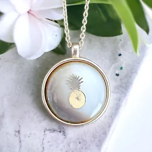LUCKY BRAND Abalone Pineapple Necklace