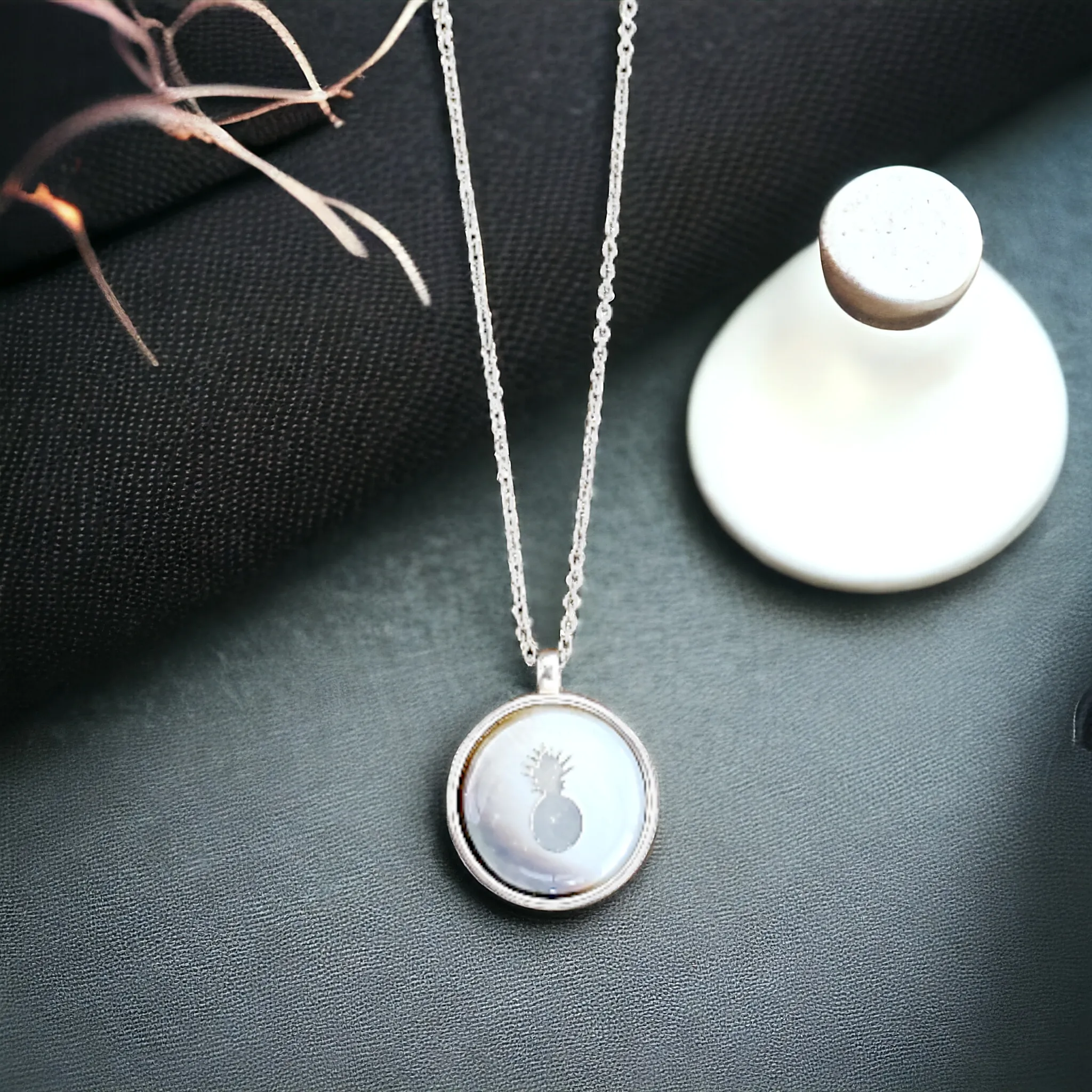 LUCKY BRAND Abalone Pineapple Necklace