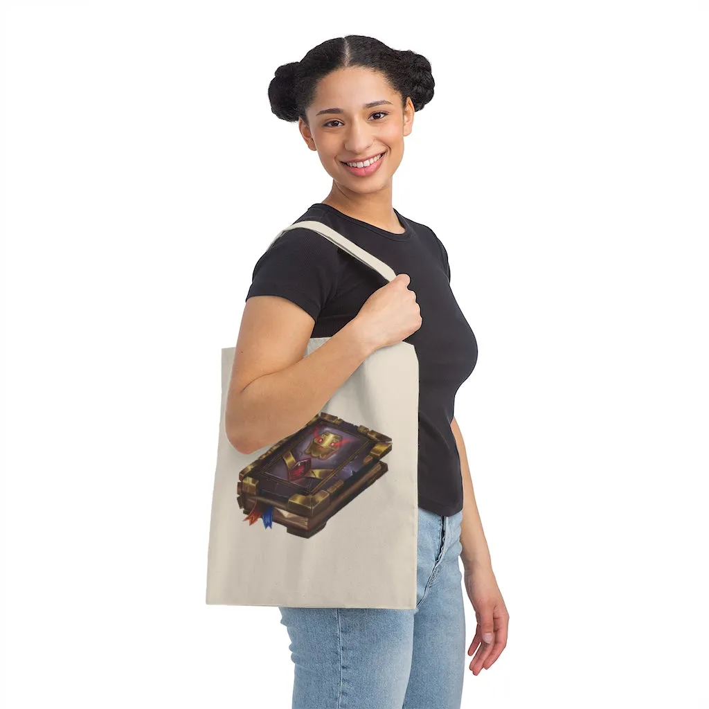 Magic Book Canvas Tote Bag
