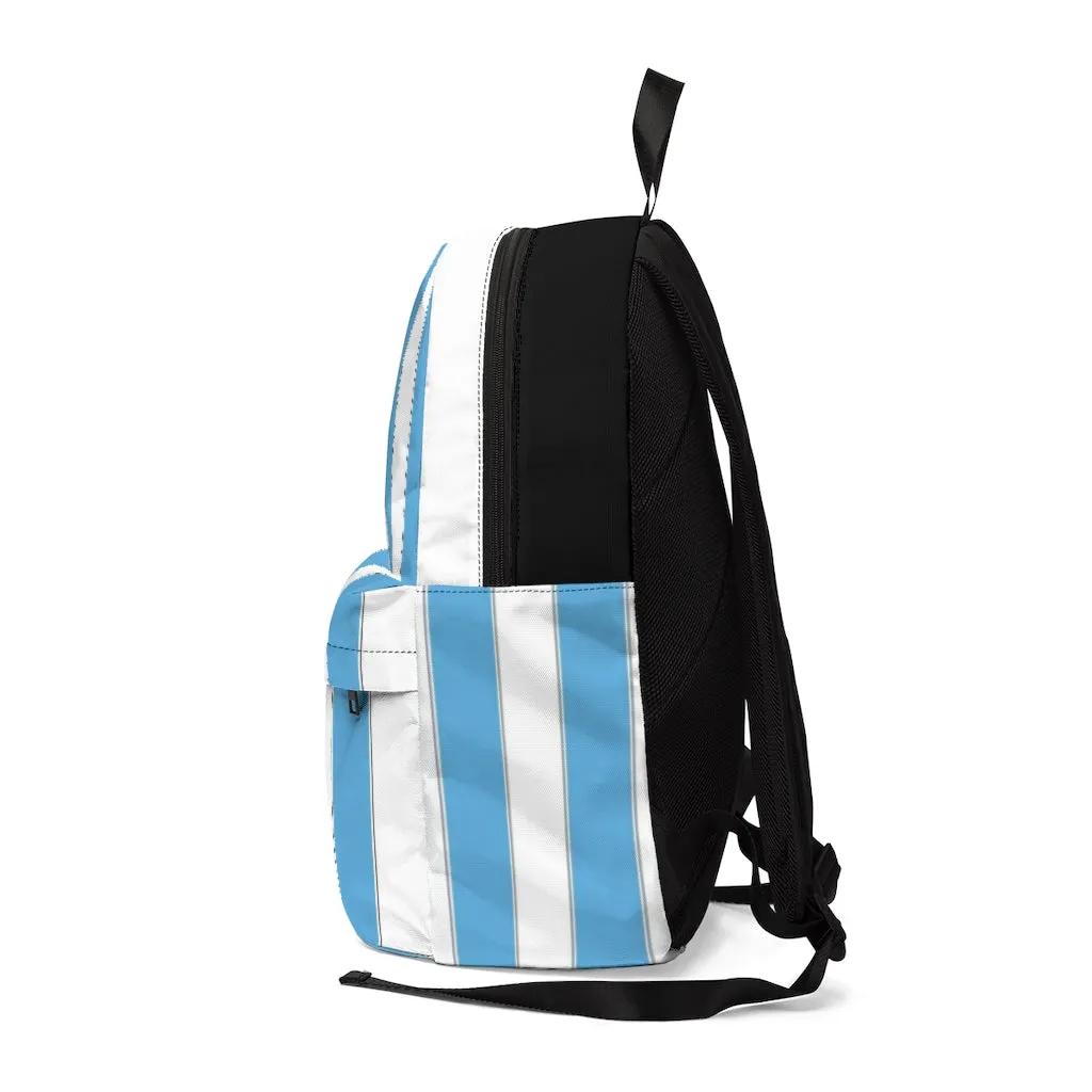 Maradona Tribute - Argentina Retro Soccer Jersey N.10 | Soft Backpack