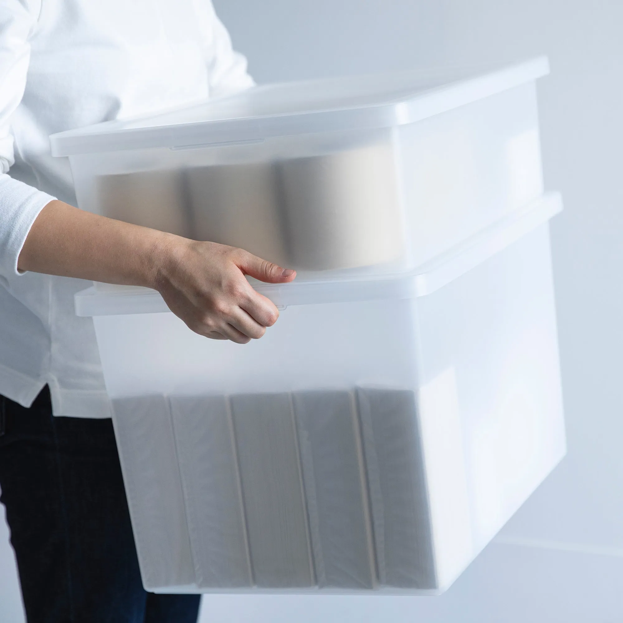 Polypropylene Storage Box Wide Medium