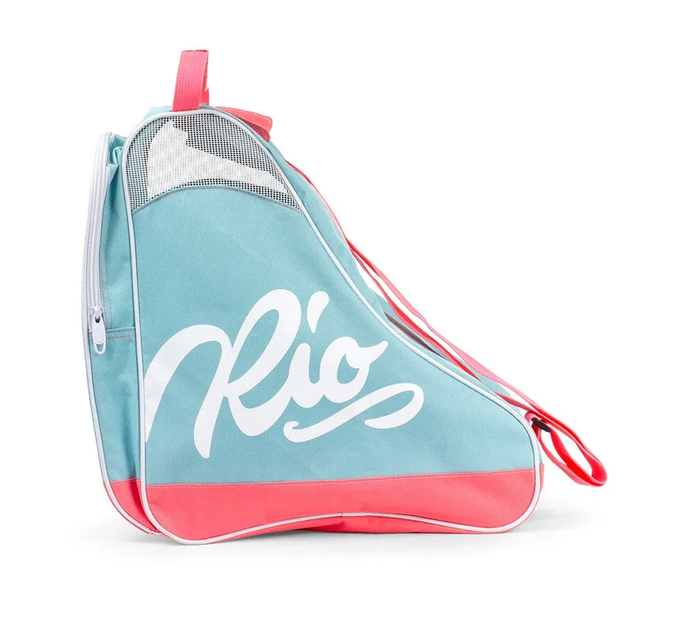Rio Roller Skate Bag - Teal/Coral