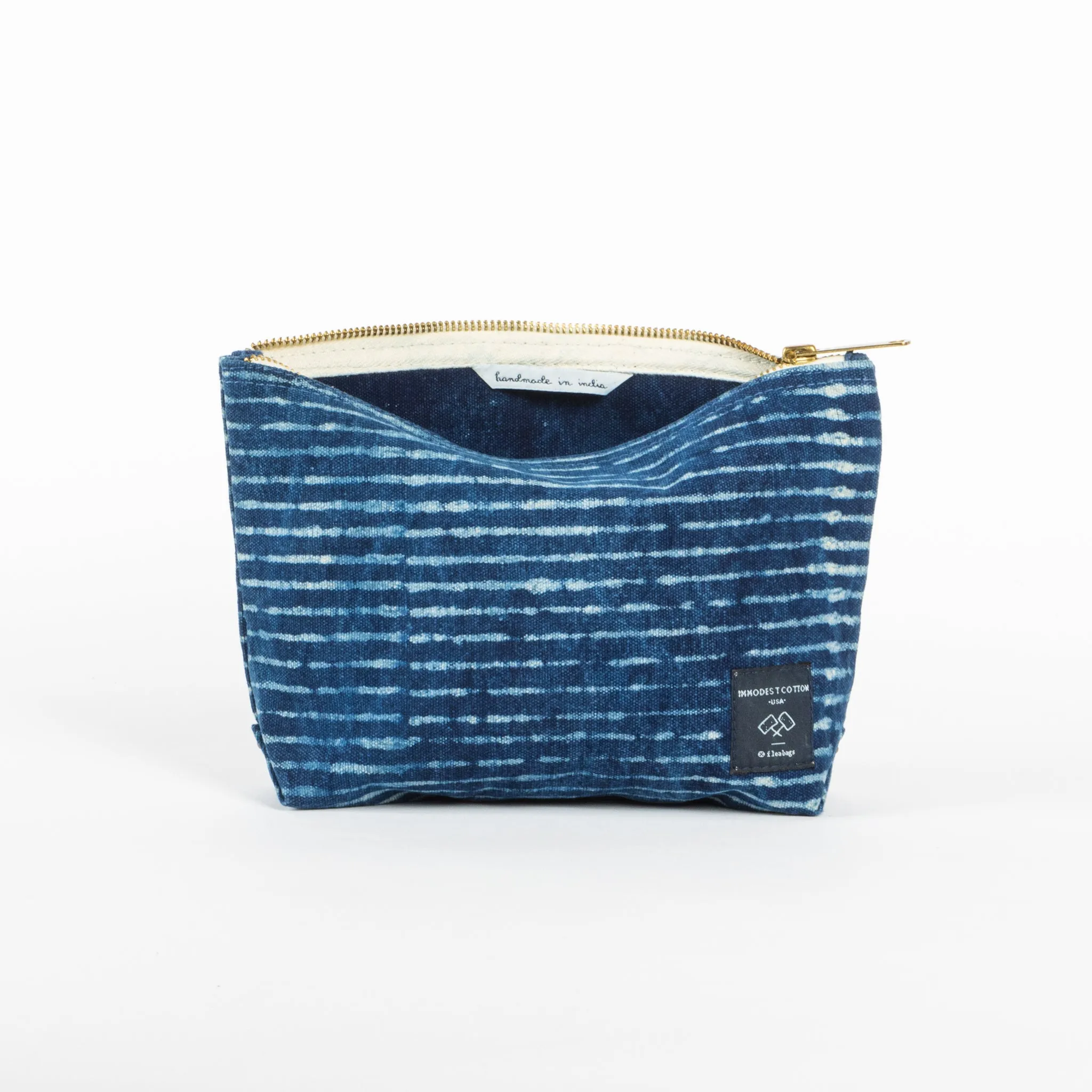 Sardine Pouch | Indigo Stripe