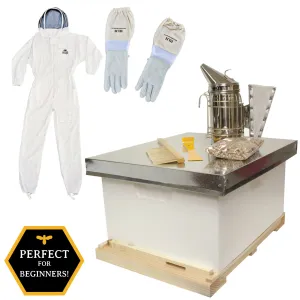 Small Backyard Beekeeping Kit with Accessories & Clothing