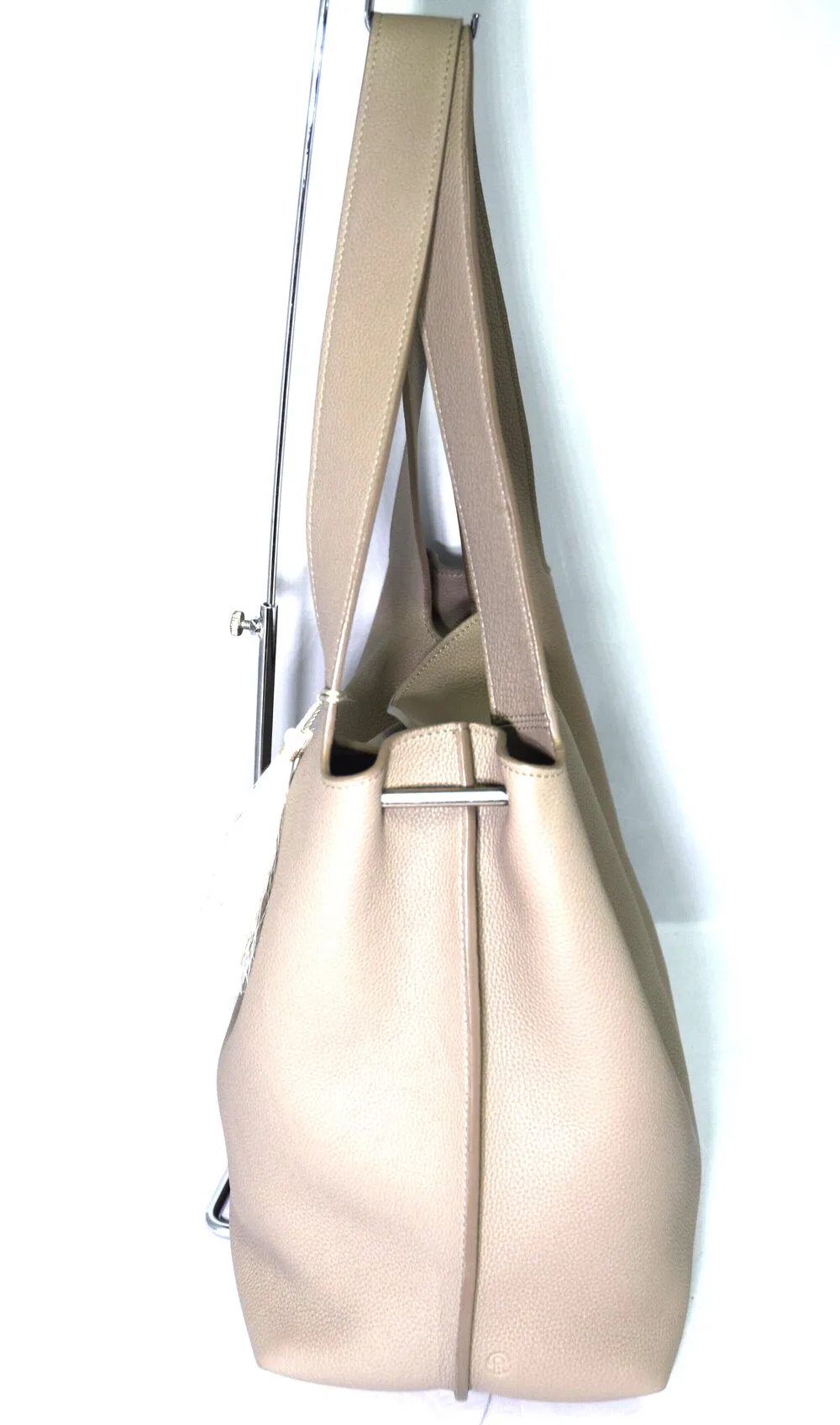 The Row | "Duplex" Pebbled Calfskin Hobo Bag