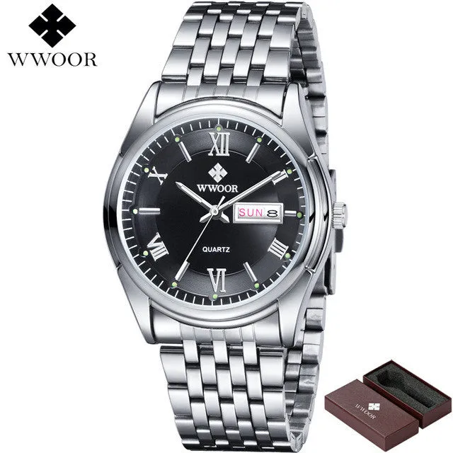 WWOOR Men Watch Top Brand Luxury