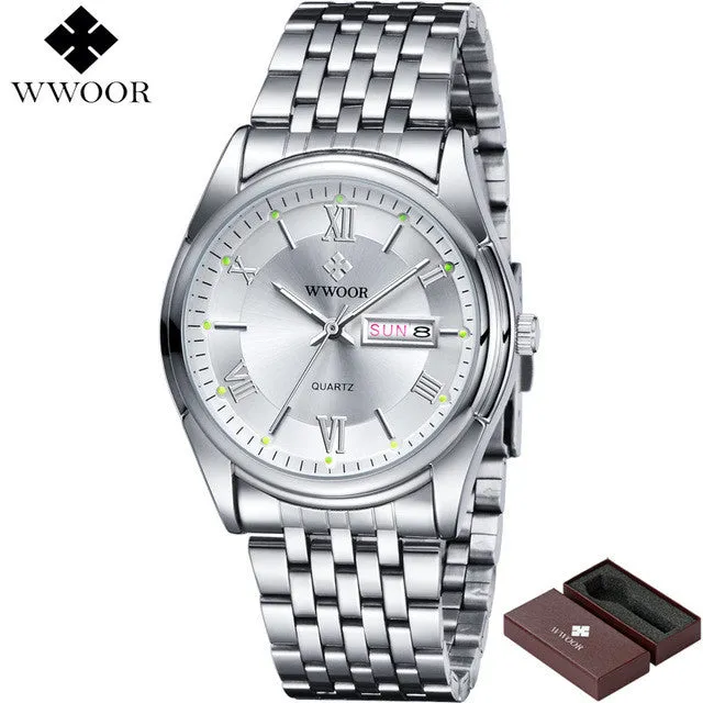 WWOOR Men Watch Top Brand Luxury
