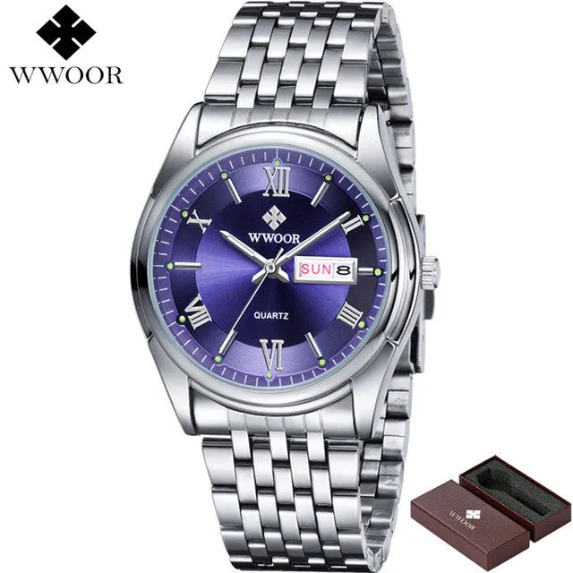 WWOOR Men Watch Top Brand Luxury